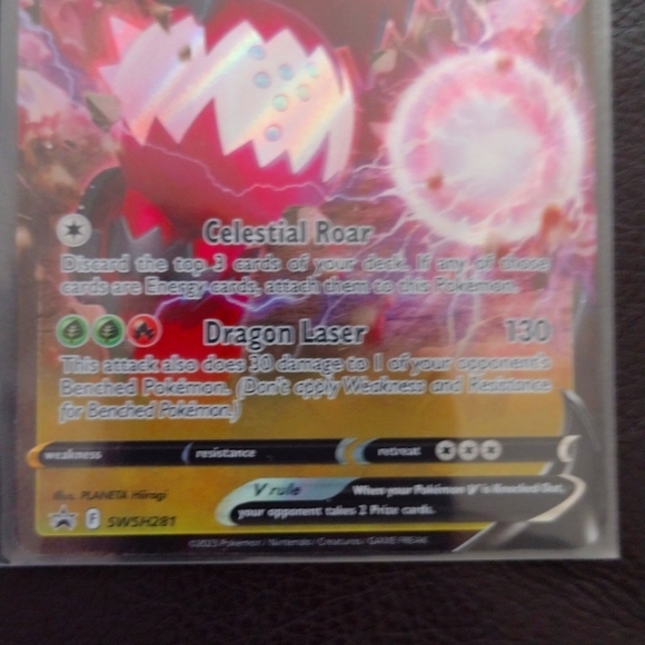 POKEMON-Regidrago V #135 HOLO and Regidrago V #SWSH281 HOLO cards. perfect Condi - Picture 3 of 7